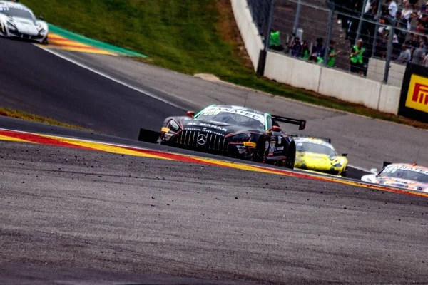 Závodní Vozy Trati Během Formule Rolex Belgian Grand Prix 2022 — Stock fotografie