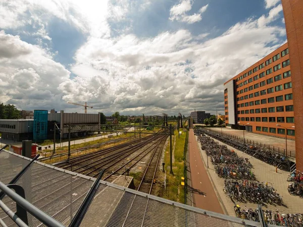 Estación Tren Ciudad Groningen Los Países Bajos —  Fotos de Stock