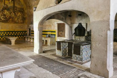 Certosa di Padula 'nın mutfağı, Campania, İtalya