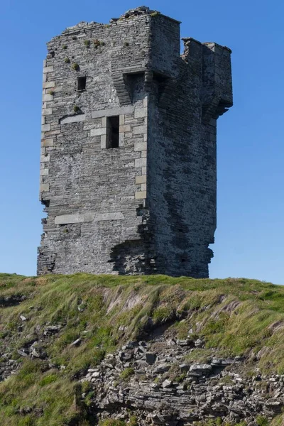 Vertical Shot Moher Tower Hag Head Cliffs Moher County Clare — Stock Photo, Image