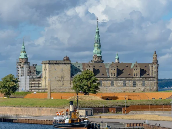 Majestic Kronborg Castle Stronghold Its Entirety Helsingor Denmark — Stock Photo, Image