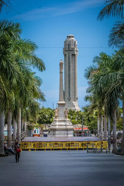 Verticaal Uitzicht Plaza Espana Tenerife Spanje — Stockfoto