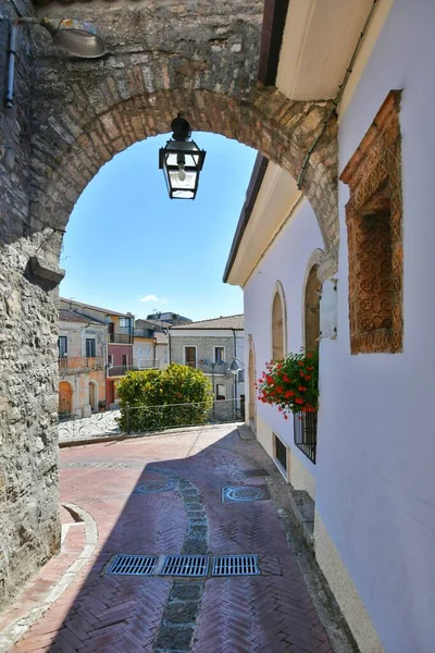 Small Street Old Houses Savignano Irpino One Most Beautiful Villages — Photo