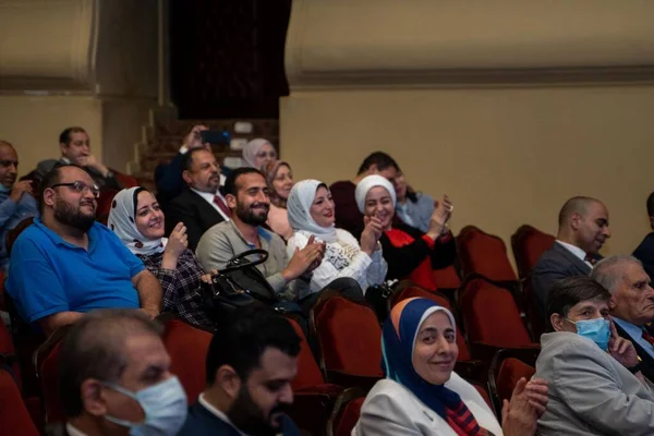 Evento Medico Teatro Dell Opera Alessandria Con Pubblico Che Gode — Foto Stock