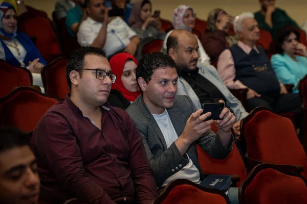 Publikum Medisinsk Hendelse Egypts Operahus Alexandria – stockfoto