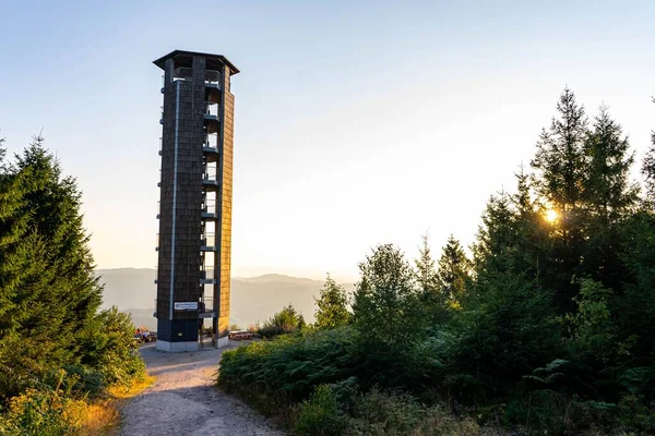 Piękny Widok Oppenau Maisach Black Forest Tower — Zdjęcie stockowe