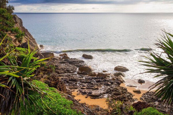 A beautiful view of a rocky shore in Seventeen Seventy,  Queensland, Australia