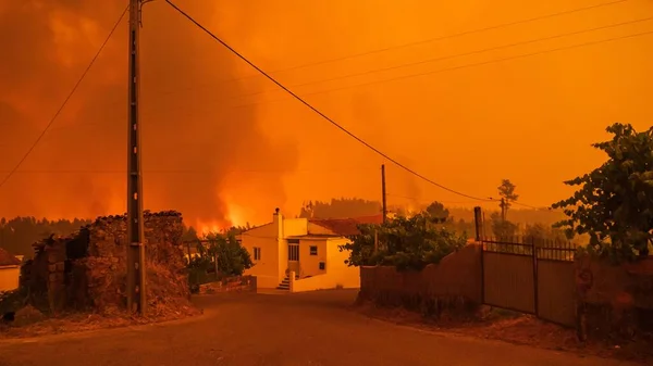 Das Gebiet Pedrogao Grande Portugal Bei Waldbränden — Stockfoto