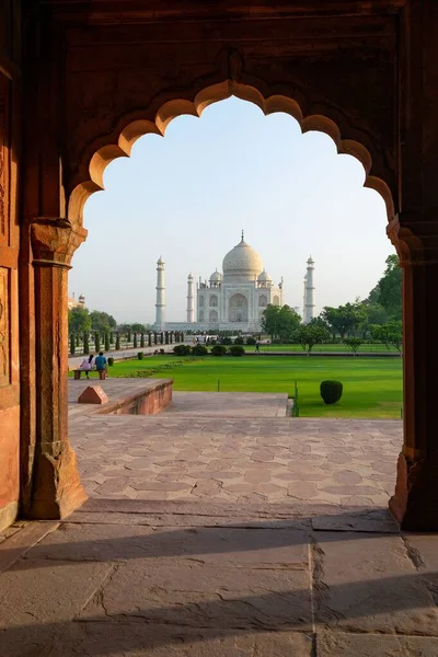 Ein Blick Auf Den Taj Mahal Indien — Stockfoto