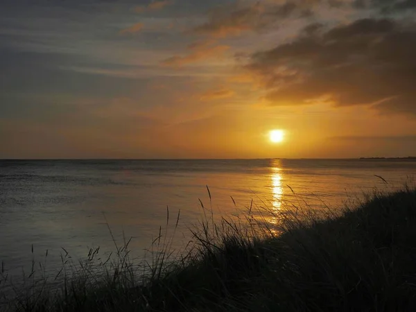 Breathtaking Sunset View Lakeshore — Stock Photo, Image