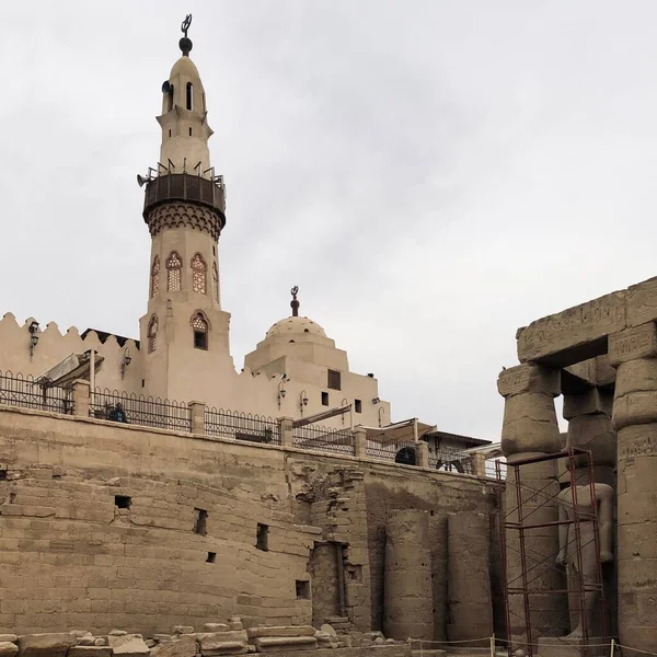 Hito Histórico Con Ruinas Del Templo Luxor Egipto — Foto de Stock