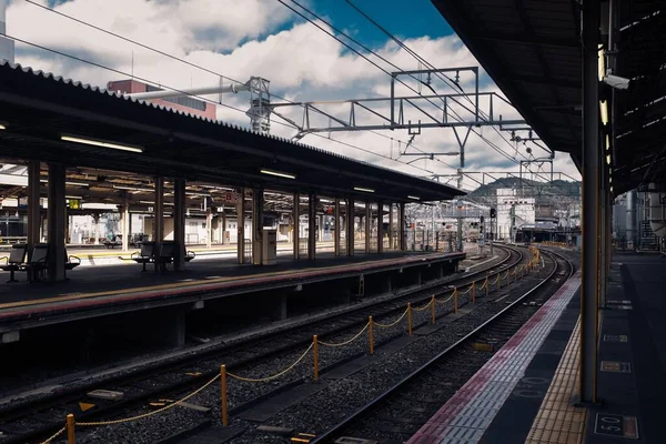 Una Estación Tren Osaka Japón — Foto de Stock