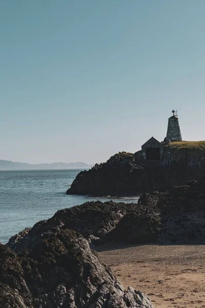 Lovely View Twr Bach Lighthouse Llanddwyn Island Anglesey North Wales — Stock Photo, Image