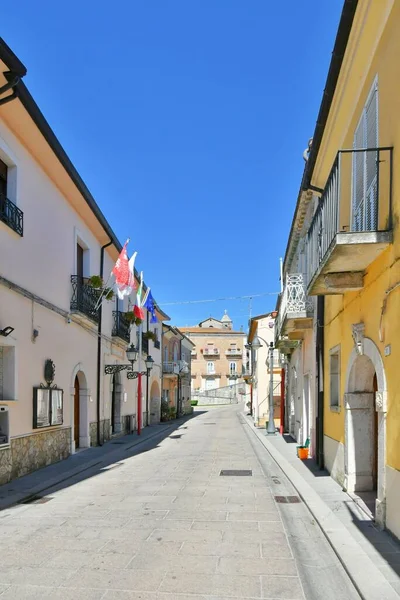 Small Street Old Houses Savignano Irpino One Most Beautiful Villages — Stock Photo, Image