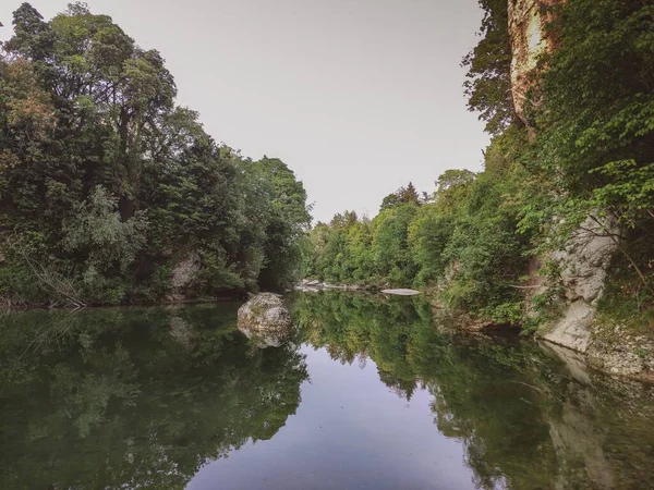 Uma Vista Pitoresca Rio Natisone Cividale Del Friuli Província Udine — Fotografia de Stock