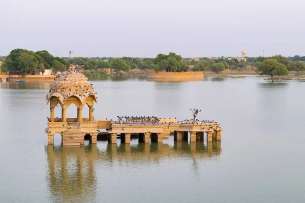 Hindistan Rajasthan Daki Gadisar Gölü — Stok fotoğraf