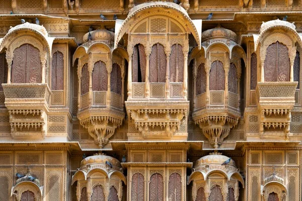 Αρχιτεκτονική Του Haveli Στο Rajasthan Ινδία — Φωτογραφία Αρχείου