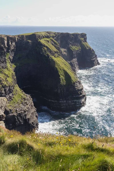 Beautiful Cliffs Moher County Clare Ireland Aillte Mhothair Irish – stockfoto