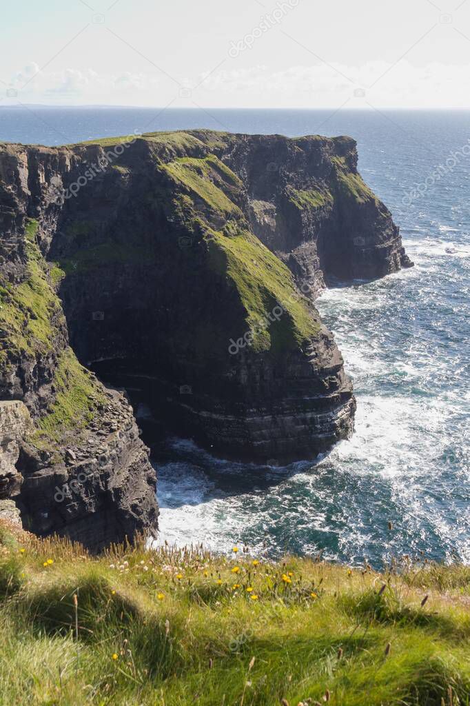 The beautiful Cliffs of Moher in County Clare, Ireland - Aillte an Mhothair in irish