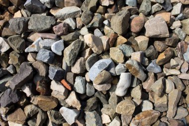 Küçük taşların farklı dokusu