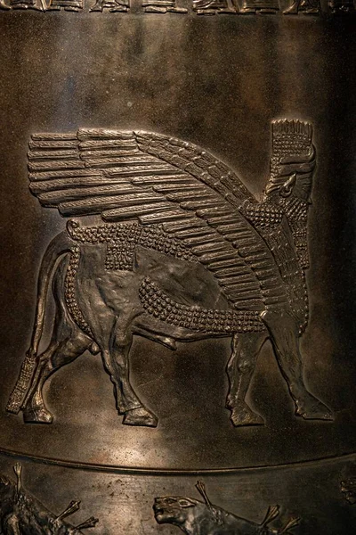Sargão Grande Governante Mesopotâmia Velho Sino — Fotografia de Stock