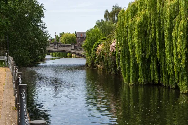 Ein Schöner Blick Auf Einen See Einem Sonnigen Tag Norwich — Stockfoto