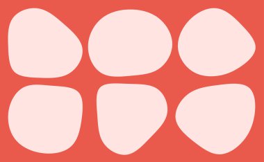 Benzersiz bir leke tasarımının parlak renkli bir vektör çizimi