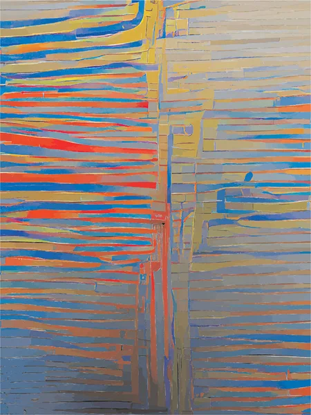 Peinture Différentes Lignes Colorées — Image vectorielle