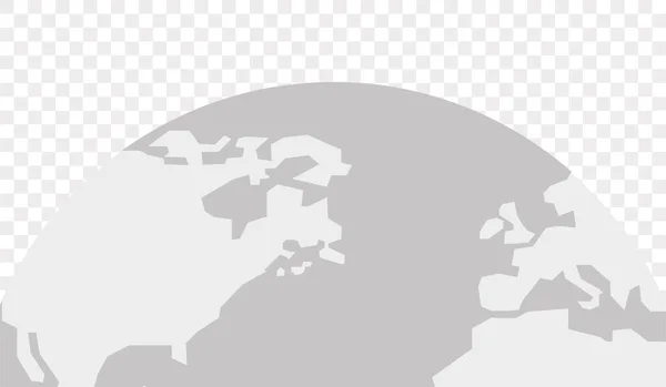 Une Illustration Vectorielle Demi Globe Avec Fond Motif Vérifications — Image vectorielle