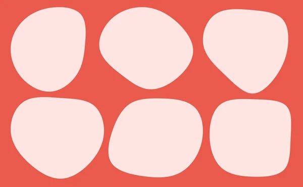 Μια Διανυσματική Απεικόνιση Ενός Μοναδικού Blob Σχεδιασμού Ένα Φωτεινό Χρώμα — Διανυσματικό Αρχείο