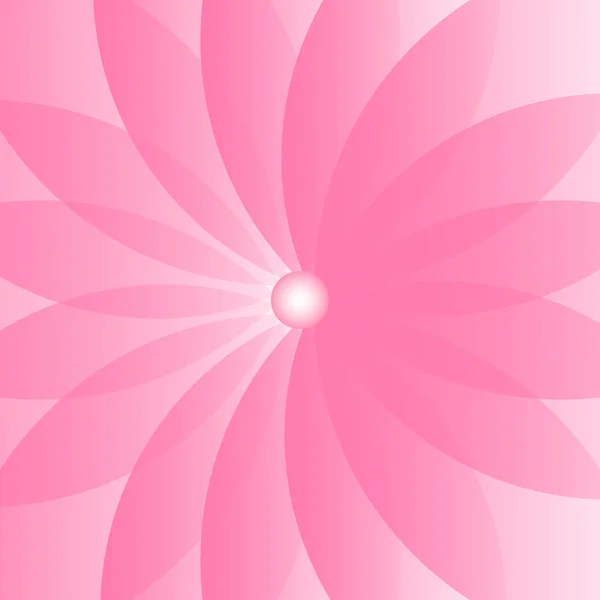 Вектор Абстрактной Розовой Формы Цветка — стоковый вектор