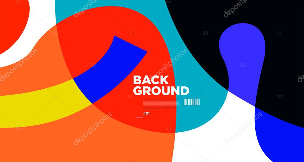 A colorful abstract background banner