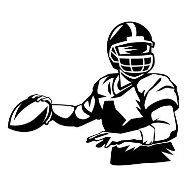 Bir futbolcu beyaz bir arka plan takar