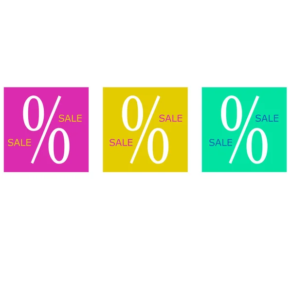 Uma Ilustração Digital Ícones Porcentagem Desconto Compra Line —  Vetores de Stock