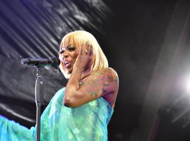 Bristol Harbour Festivali, Bristol Amfitiyatrosu, Bristol, İngiltere 'de Nil Rodgers ve Chic performanslarını sergilediler. 13 Temmuz 2022.