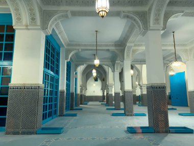 The interior of Mohamed V mosque in Fnideq