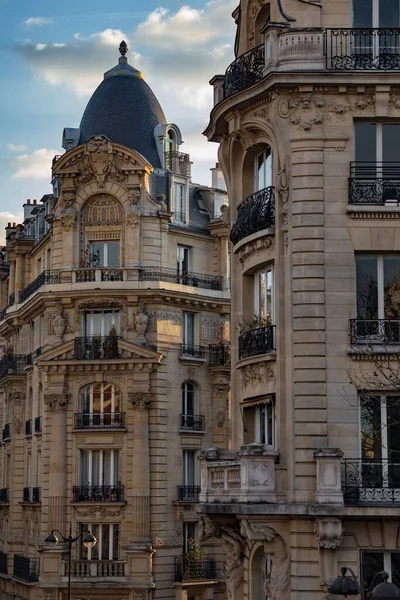 Retrato Vertical Bela Arquitetura Paris França — Fotografia de Stock