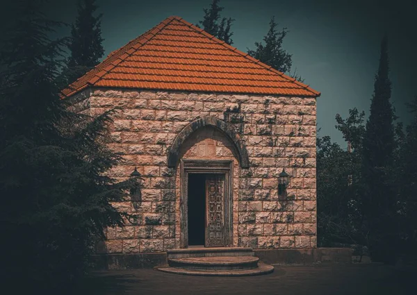 Una Hermosa Vista Una Antigua Iglesia — Foto de Stock