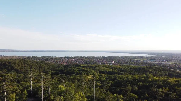 Vista Desde Torre Observación Festetics Cerca Keszthely Hungría — Foto de Stock