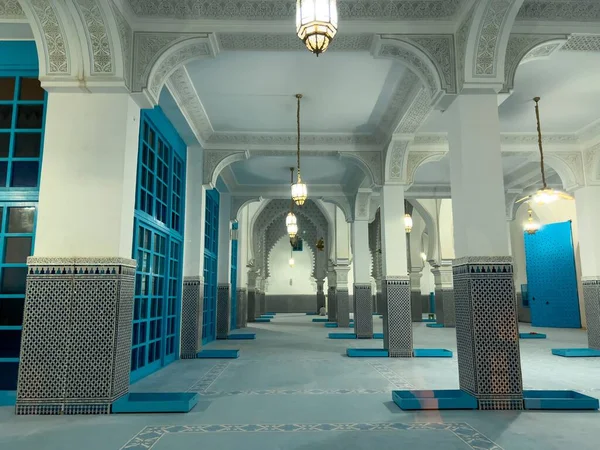 Interior Mohamed Mosque Fnideq — Foto Stock