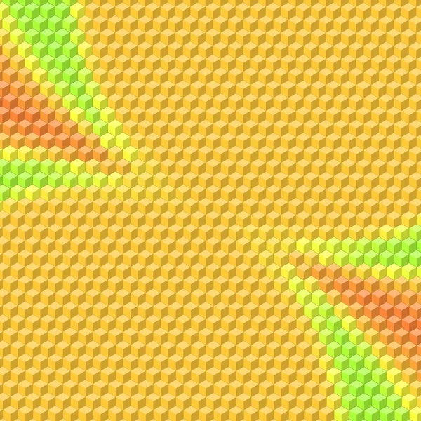 Ilustrace Barevné Izometrické Kostky Abstraktním Vícebarevným Vzorem Pozadí Tapety — Stock fotografie