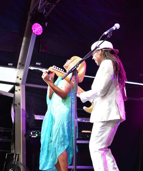 Nile Rodgers Chic Bristol Harbour Festival Bristol Amphitheatre Bristol Reino —  Fotos de Stock