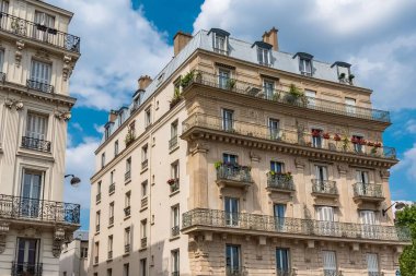 Paris, Merkezi, tipik Paris cephe bina güzel yer de la Nation