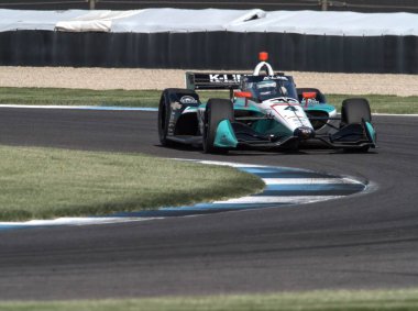 Indianapolis GP 2022 için bir Chevrolet spor otomobiline yakın çekim.