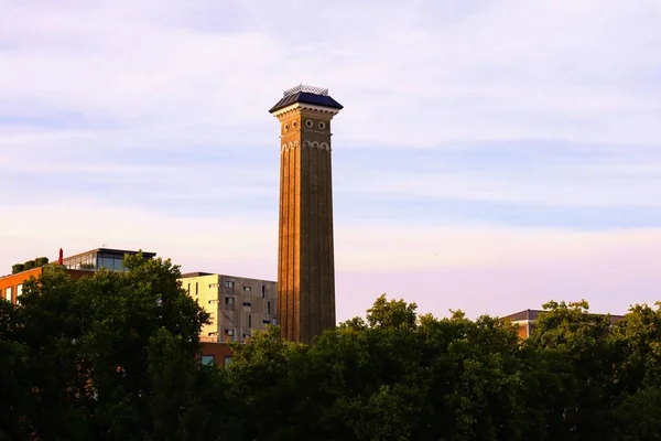 View Western Pumping Tower Chelsea London — Stock Photo, Image