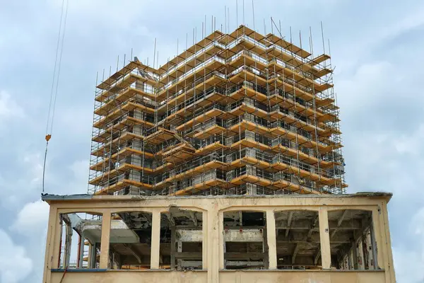 Edificios Sin Terminar Una Restauración Construcción — Foto de Stock