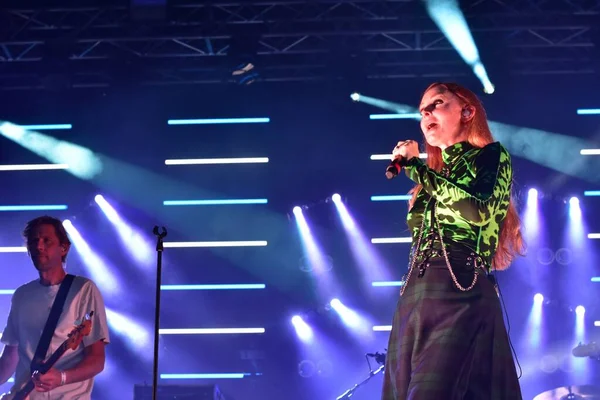 Siren Festivali 'nde Bristol Amfitiyatrosunda gösteri yapan Groove Armada. Bristol. İngiltere. 29 Temmuz 2022