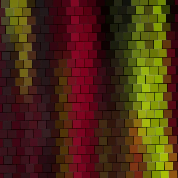Abstrakcyjny Kwadrat Kolorowe Palety Cegły Ściany Tekstury Tło Geometrycznym Dekoracyjnym — Zdjęcie stockowe