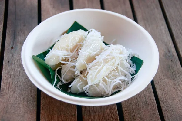Noam Angot Skor Або Khmer Sticky Rice Dumpling Palm Sugar — стокове фото