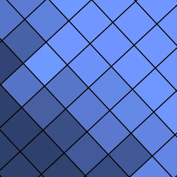 Diamante Quadrato Forma Astratta Mosaico Piastrelle Modello Con Diagonale Simmetrica — Foto Stock